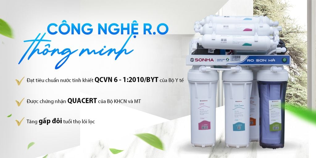 Máy lọc nước RO Sơn Hà 10 Lõi Lọc