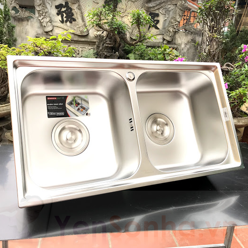 Chậu rửa chén Sơn Hà S82 giá sốc