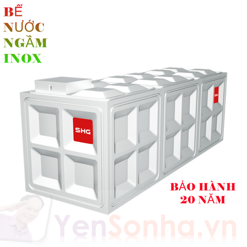 Bể ngầm inox Sơn Hà Xanh SHG 4000L-4400L-4800L