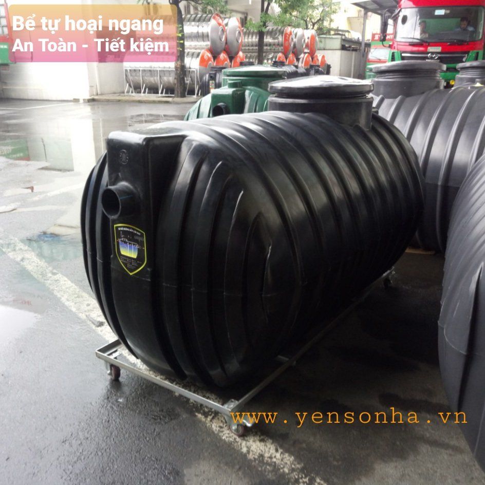 Bể phốt nhựa 1600L ngang