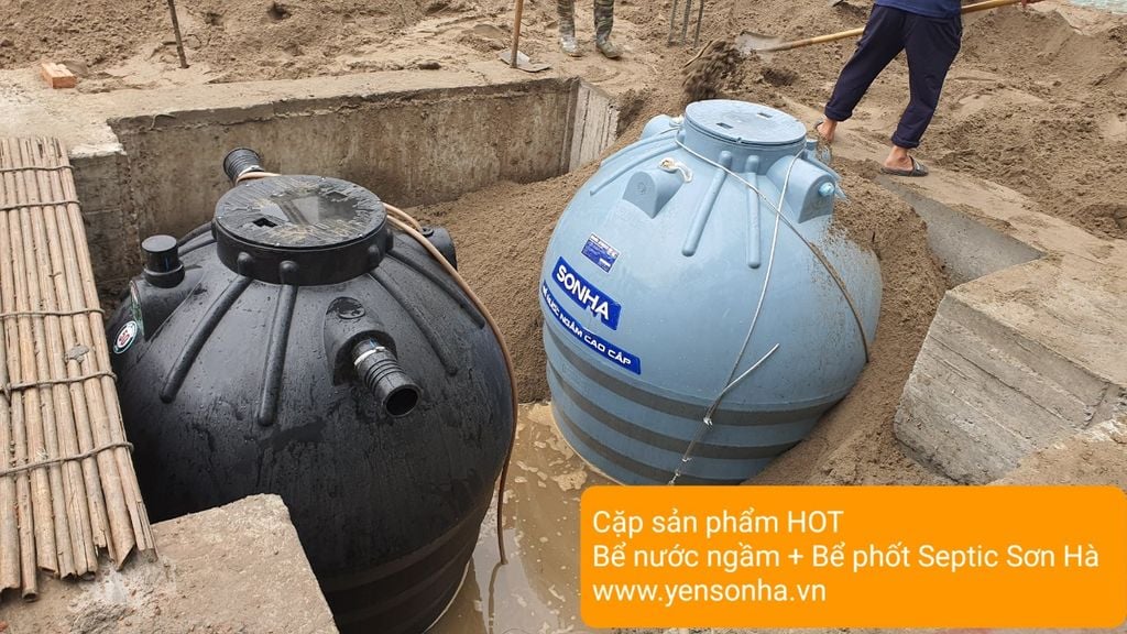Bể Tự Hoại Septic Sơn Hà 2500 Lít