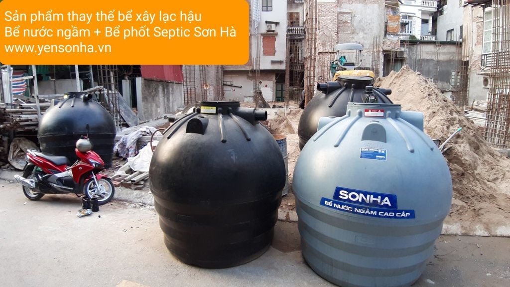Bể Tự Hoại Septic Sơn Hà 2500 Lít