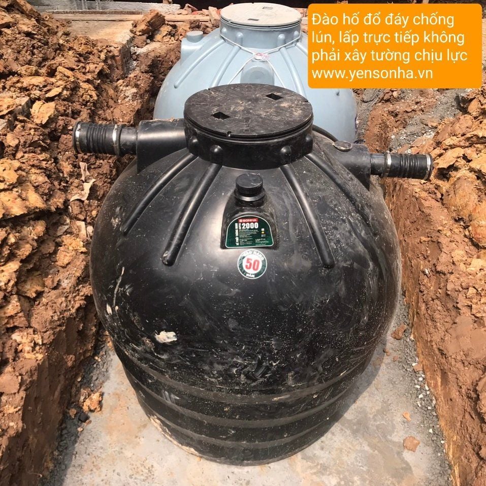 Bể phốt Sơn Hà 1600L