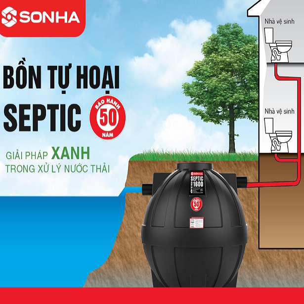 NGUYÊN LÝ HOẠT ĐỘNG BỒN TỰ HOẠI SEPTIC SƠN HÀ