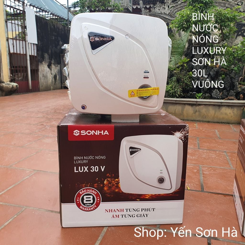 Bình nóng lạnh Luxury Sơn Hà 30 lít vuông
