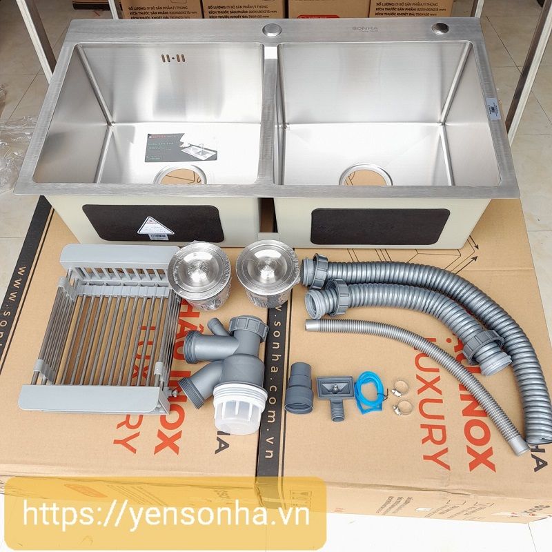 Chậu rửa bát Luxury Sơn Hà giá sốc