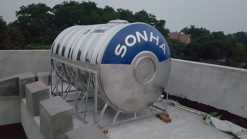 Bồn Nước Sơn Hà 4000L Ngang F1420