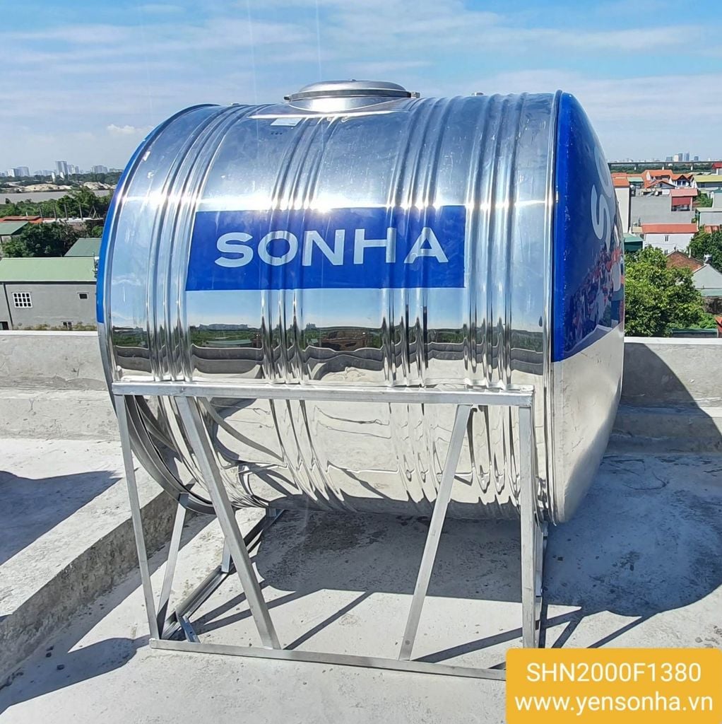 Bồn Nước Sơn Hà 2000L Ngang F1380
