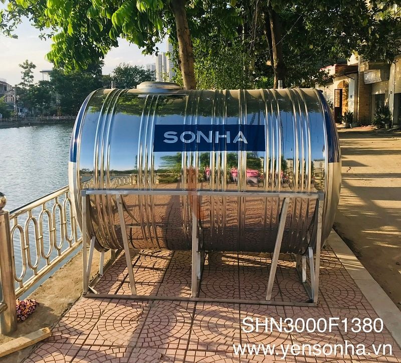 Bồn Nước Sơn Hà 3000L Ngang F1380