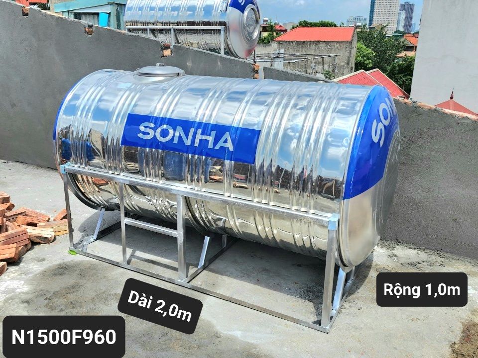Bồn Nước Sơn Hà 1500L Ngang F960