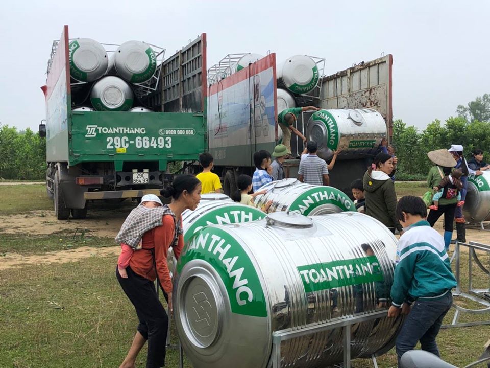 Bồn Nước Toàn Thắng 1500 Lít Ngang F960