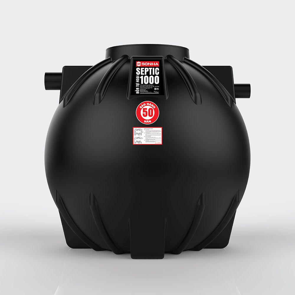 Bồn tự hoại Septic 1000L Sơn Hà
