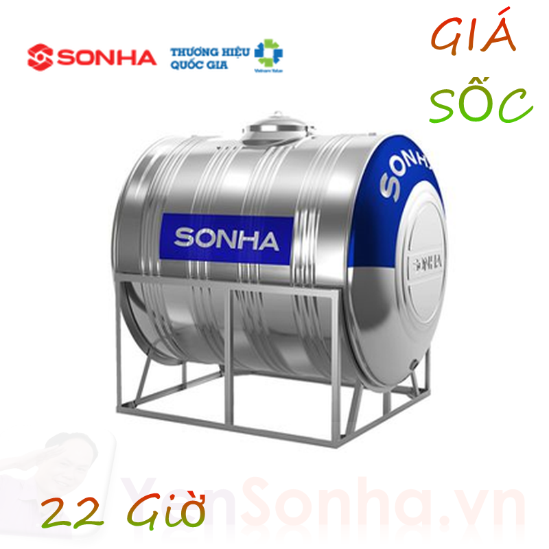 Bồn nước Inox Sơn Hà 2000 lít giá sốc
