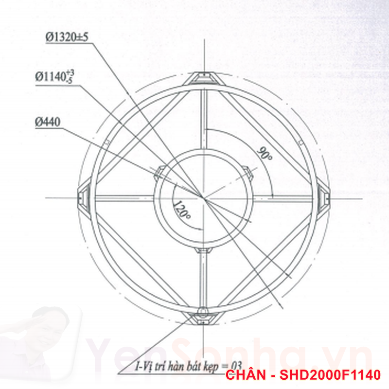Bồn Nước Sơn Hà 2000L Đứng F1140