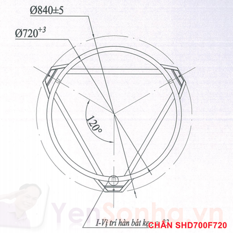 Bồn Nước Sơn Hà 700L Đứng