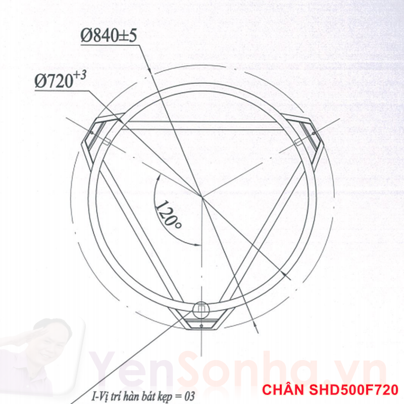 Bồn Nước Sơn Hà 500L Đứng