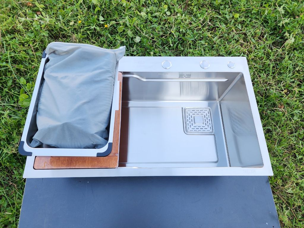 Chậu rửa 1 hố to 7846 inox 304 nhập khẩu