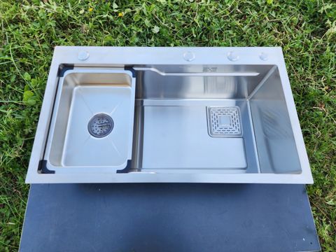 Chậu rửa 1 hố to 7846 inox 304 nhập khẩu