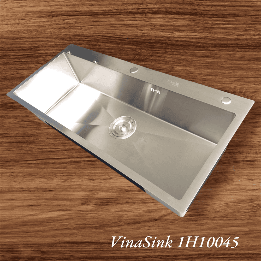 Bồn rửa 1 hố Vinasink 1H10045 Dài 1m rộng 45cm