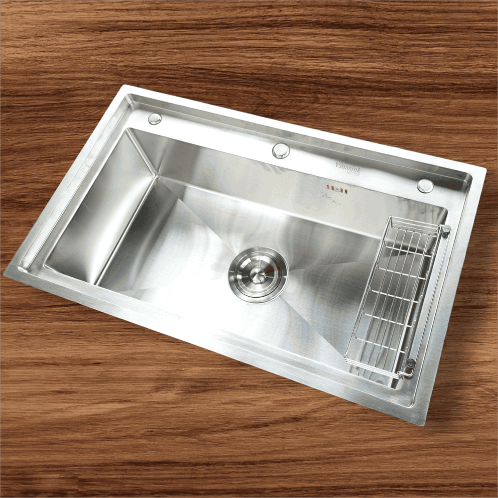 Chậu âm bàn đá 1 hố Vinasink 1H8250