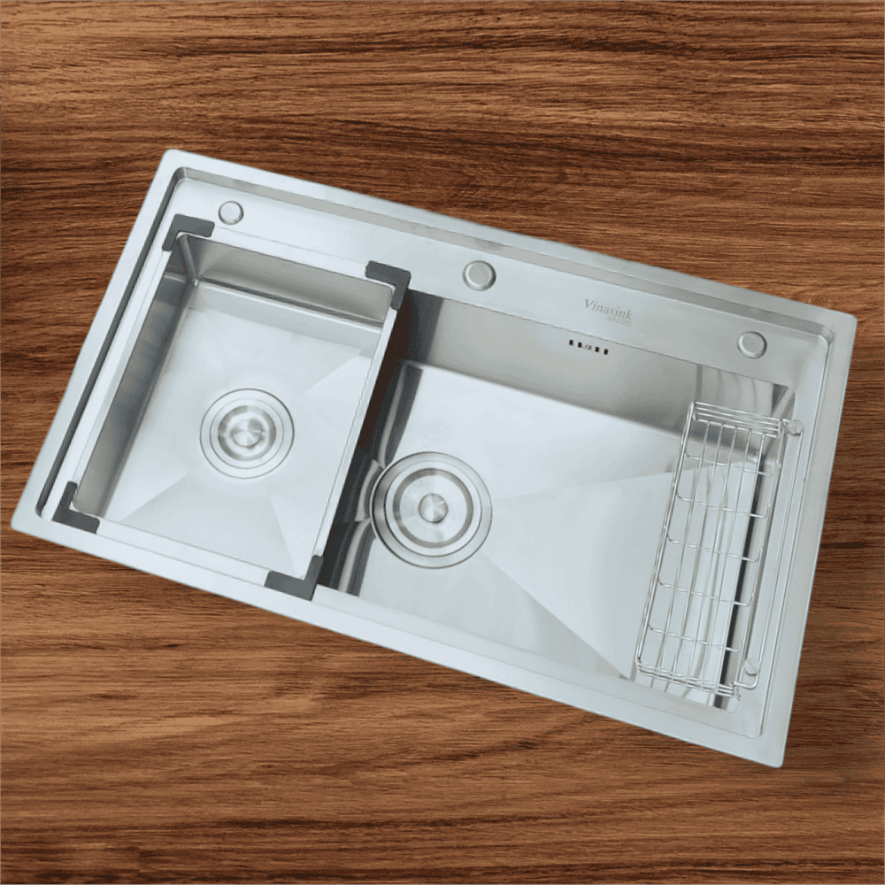 Chậu âm bàn đá 1 hố Vinasink 1H8250