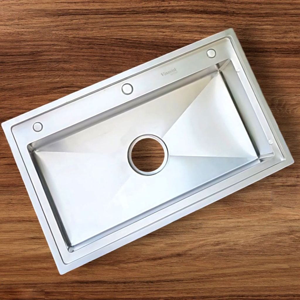 Chậu âm bàn đá 1 hố Vinasink 1H8250