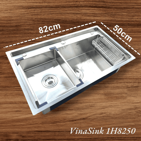 Chậu âm bàn đá 1 hố Vinasink 1H8250