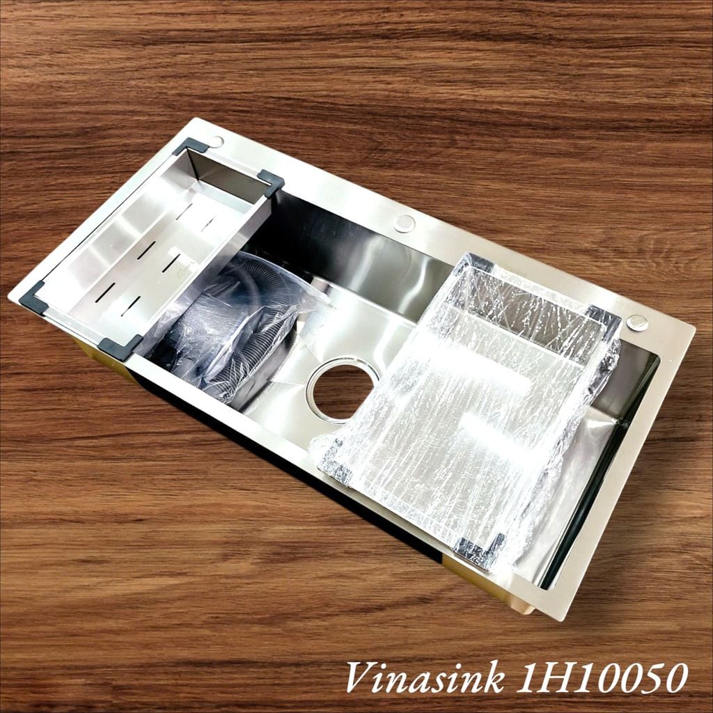 Chậu rửa 1 hố Vinasink 1H10050 Dài 1m Rộng 50cm