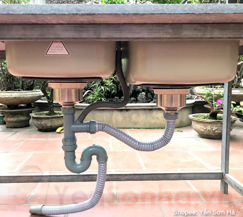 Chậu rửa bát Sơn Hà S105 bàn phải