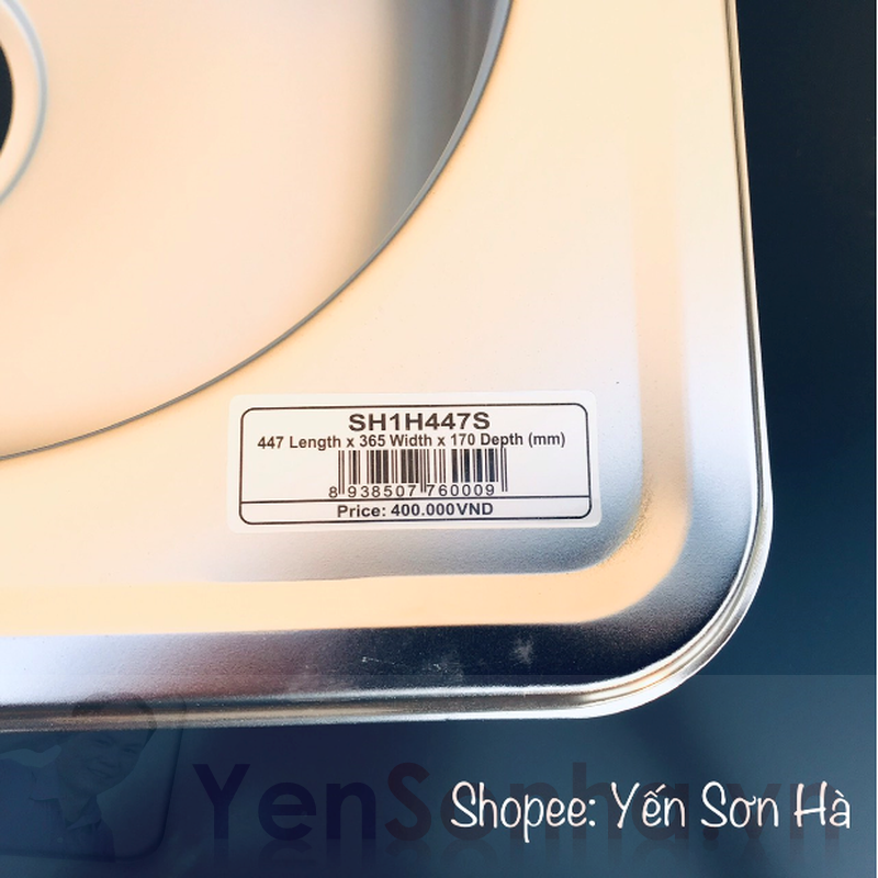 Chậu rửa chén bát Sơn Hà 1H447S