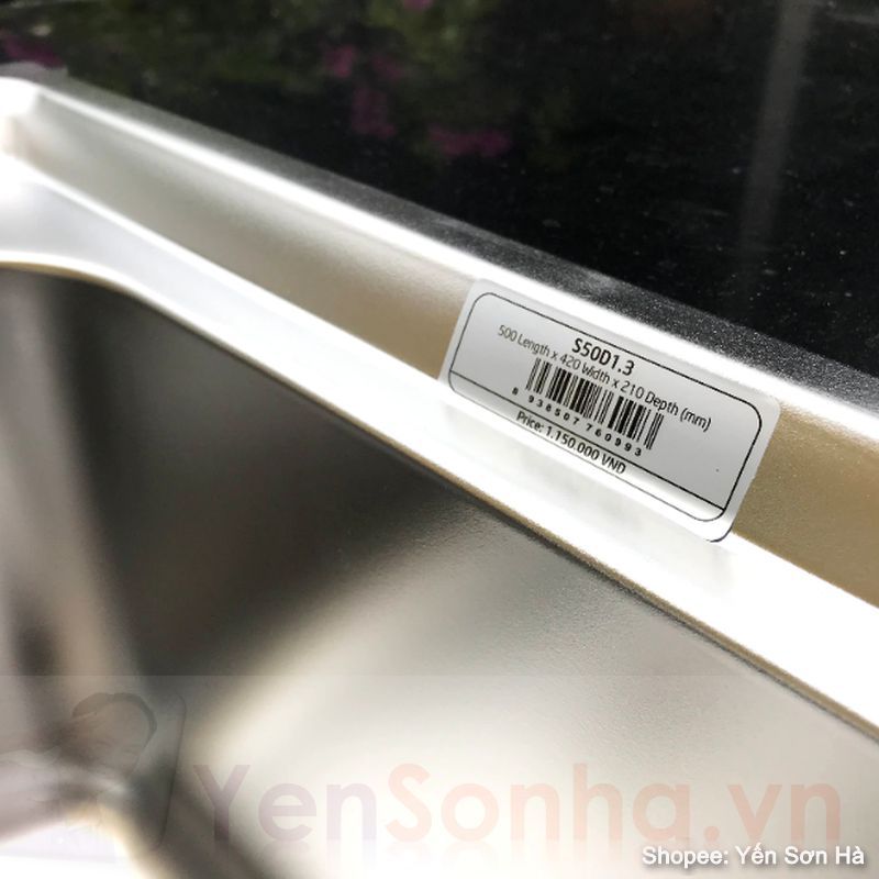Chậu rửa inox Sơn Hà S50