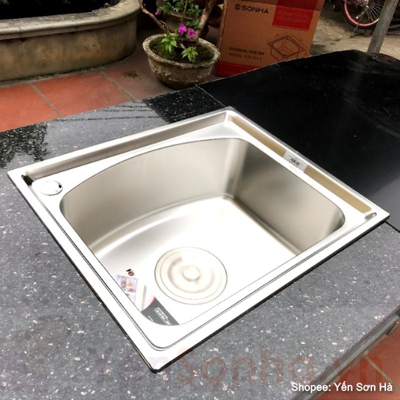 Chậu rửa inox Sơn Hà S50
