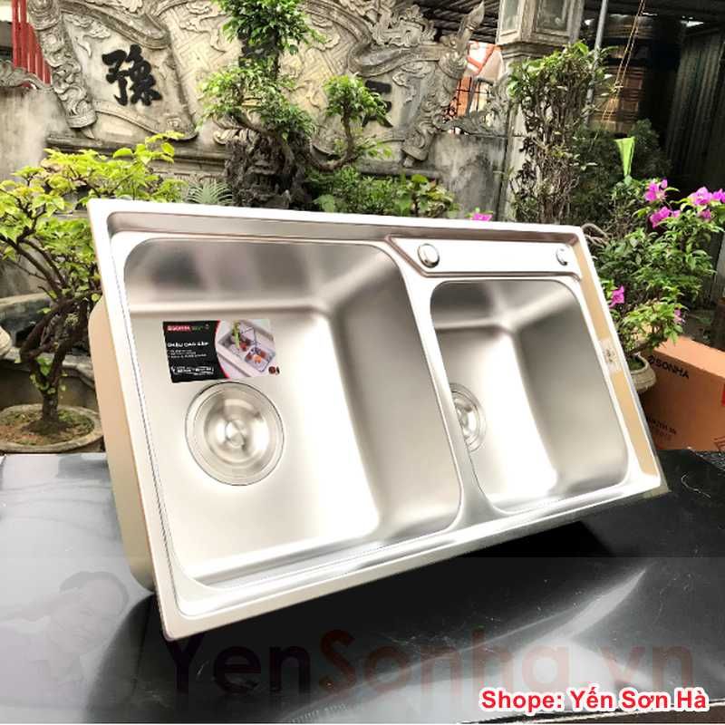Chậu rửa bát Sơn Hà S80