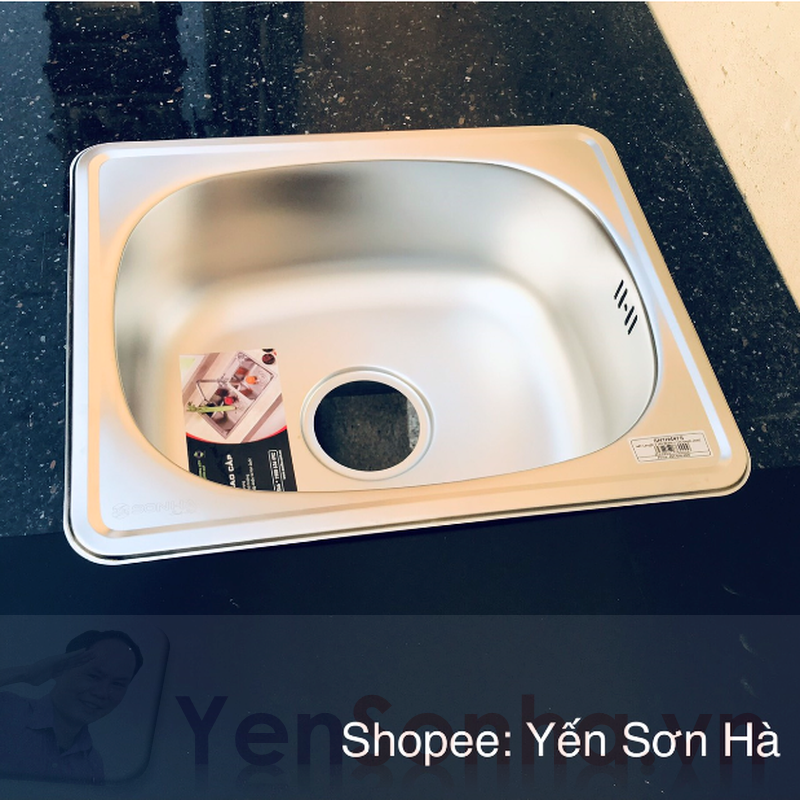 Chậu rửa chén bát Sơn Hà 1H447S