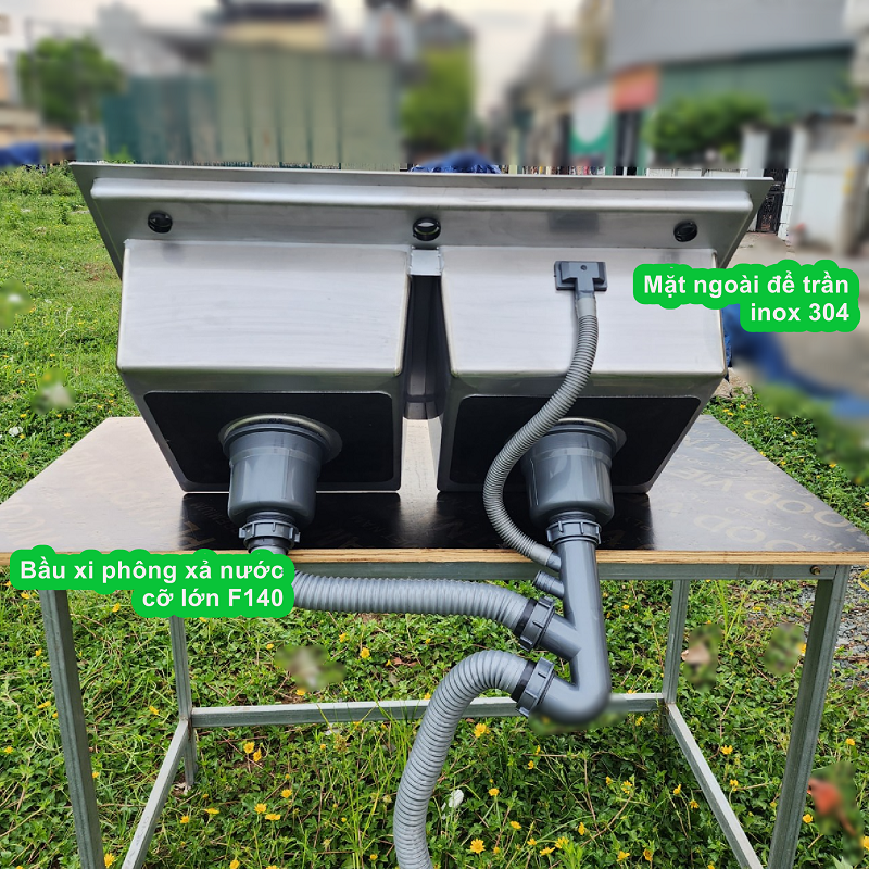 Chậu rửa bát âm bàn đá SHGpro 8350S