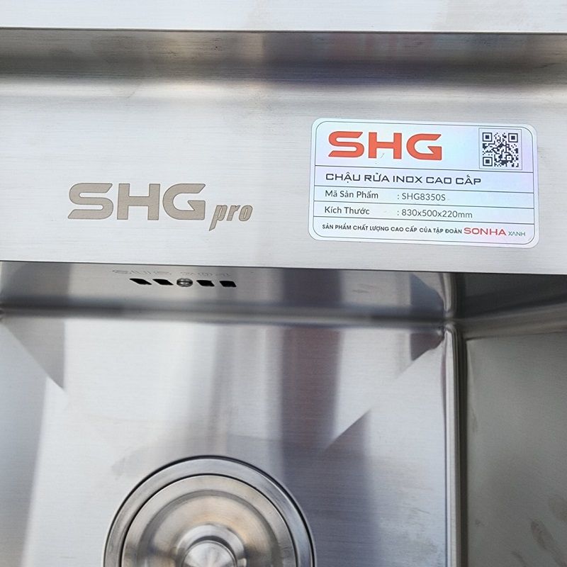 Chậu rửa bát âm bàn đá SHGpro 8350S