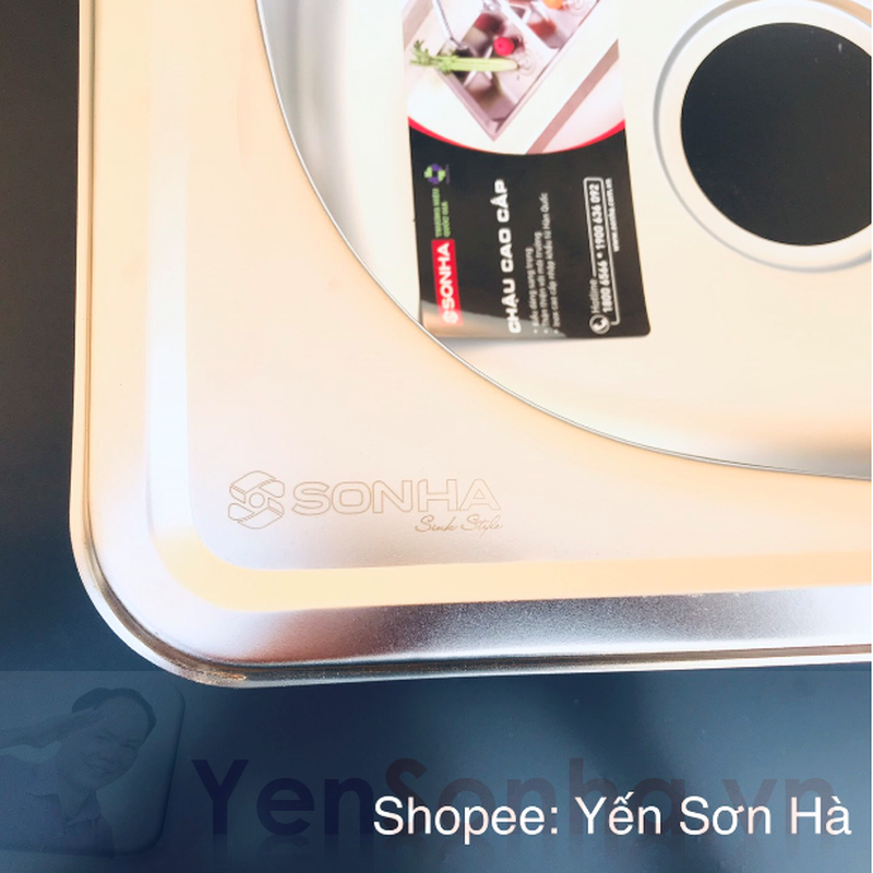 Chậu rửa chén bát Sơn Hà 1H447S