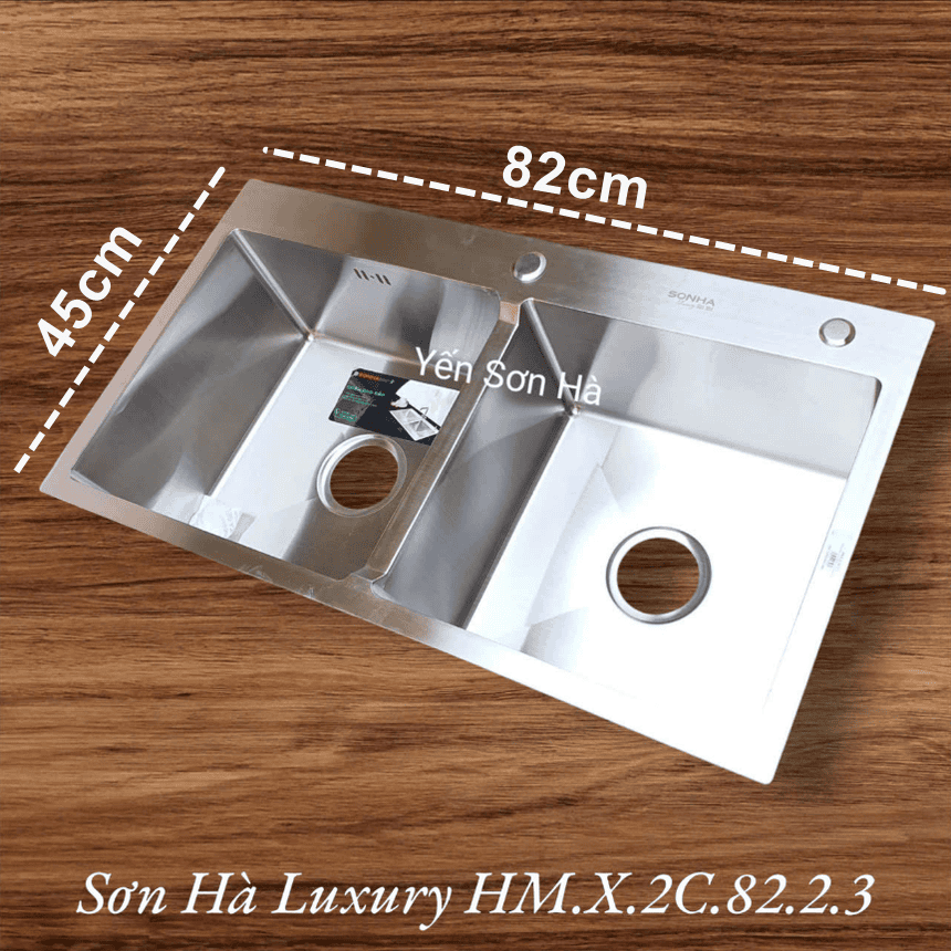 Chậu đúc Sơn Hà 2 hố cân