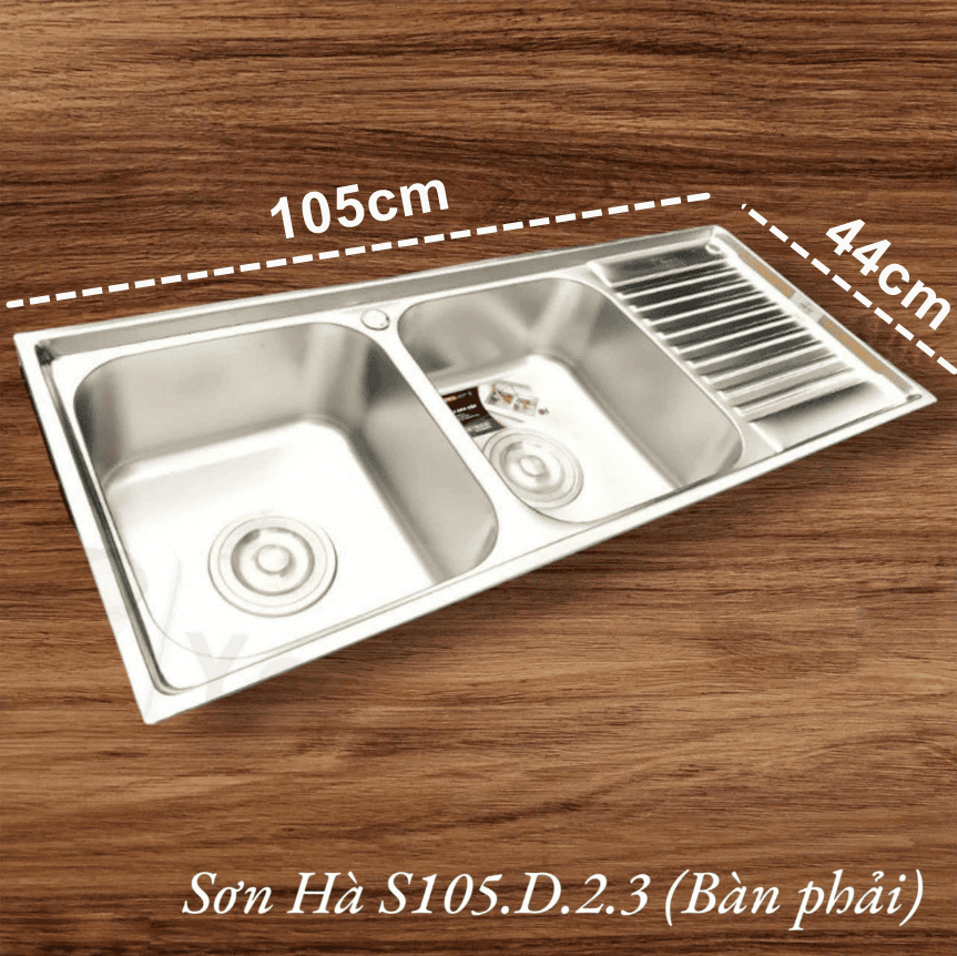 Chậu rửa bát Sơn Hà S105 bàn phải
