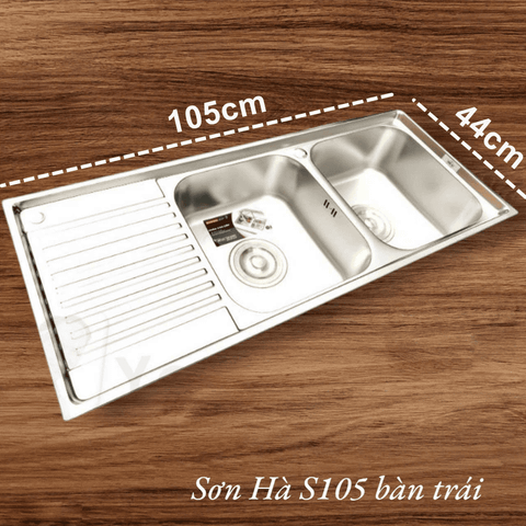 Chậu rửa bát Sơn Hà S105 bàn trái