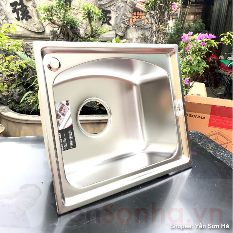 Chậu rửa inox Sơn Hà S50