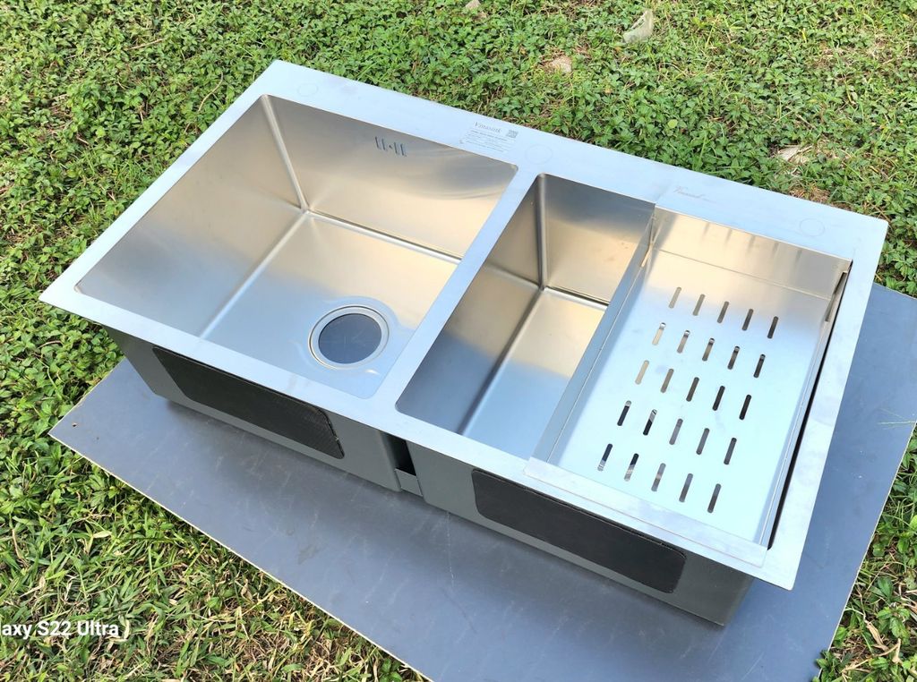 Bồn rửa chén bát Vinasink 2 Hố cân 9050S