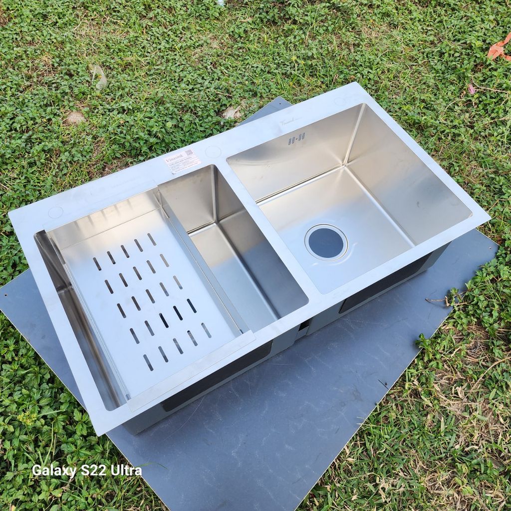 Bồn rửa chén bát Vinasink 2 Hố cân 9050S