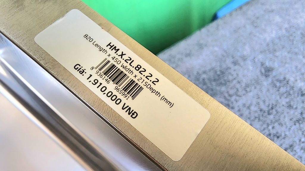 Chậu rửa bát Sơn Hà Premium 2 hố lệch