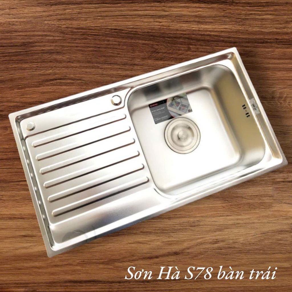 Chậu rửa chén bát Sơn Hà S78 bàn trái