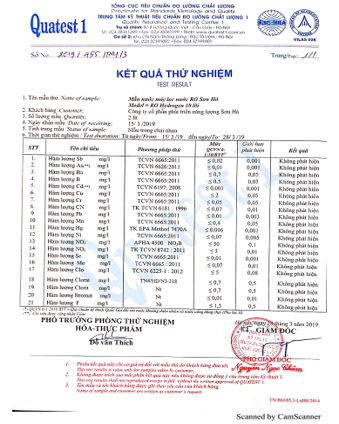 Máy lọc nước RO Sơn Hà 10 Lõi Lọc