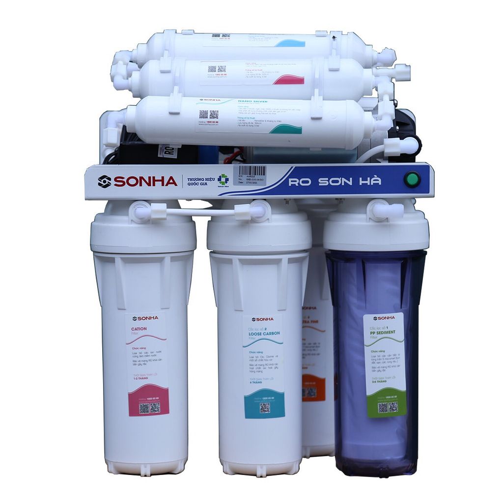 Máy lọc nước RO Sơn Hà 9 Lõi lọc