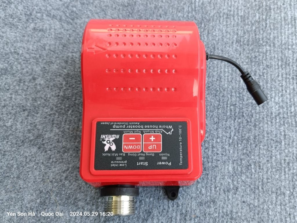 Máy bơm tăng áp từ thông minh 24v