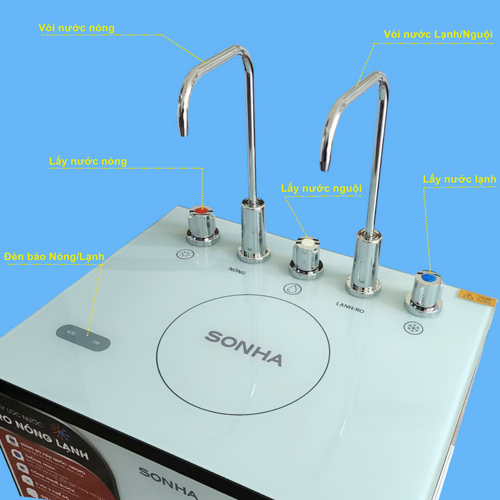 Máy Lọc Nước RO Nóng Lạnh Sơn Hà