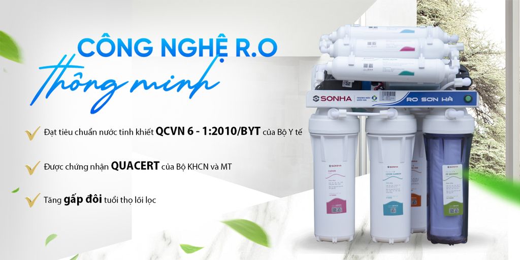 Máy lọc nước RO Sơn Hà 7 Lõi Lọc